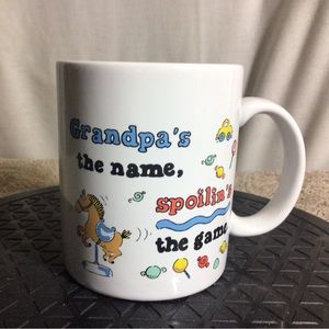 GRANDPAS THE NAME Hallmark White Ceramic Coffee/Tea Mug pre-owned